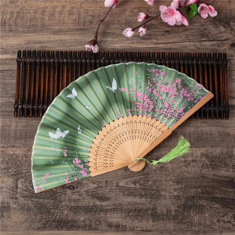 Cherry Blossom Japanese Hand Fan