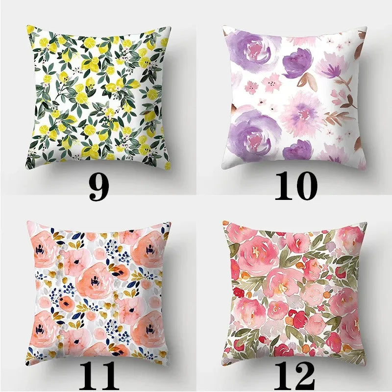 Fresh Style Floral Pillowcases