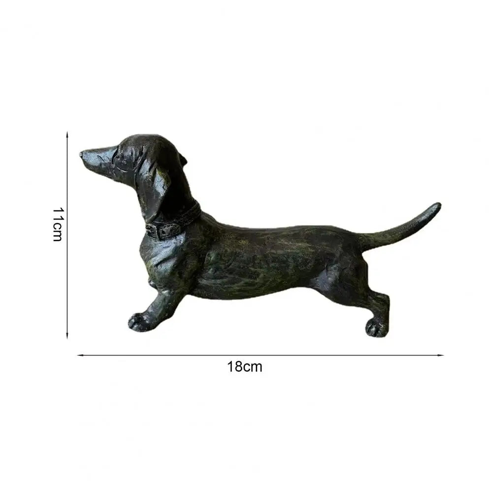 Black Dachshund/Sausage Dog Figurine