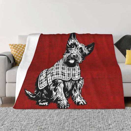 Vintage Cutie Dog Blankets