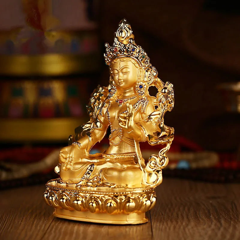 Splendid Golden Tara Figurine