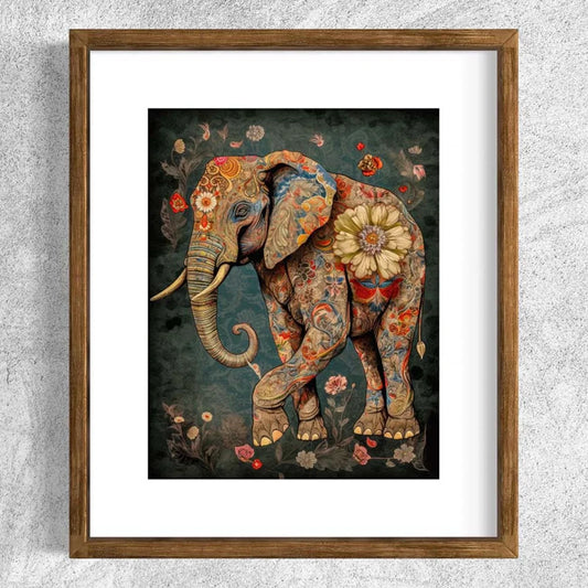 Traditional and Auspicious Elephant Canvas Print