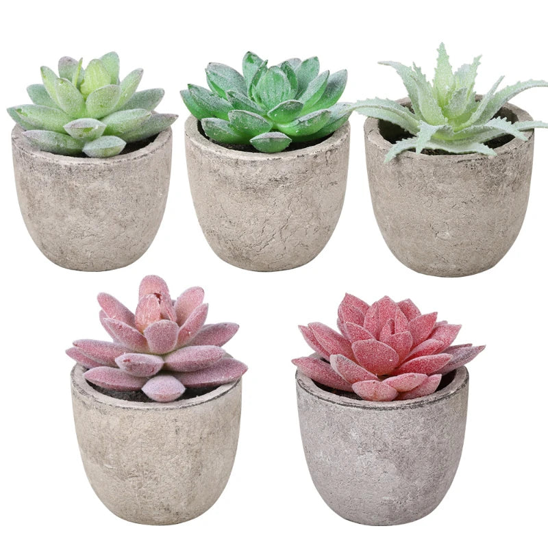 Mini Artificial Aloe Plants