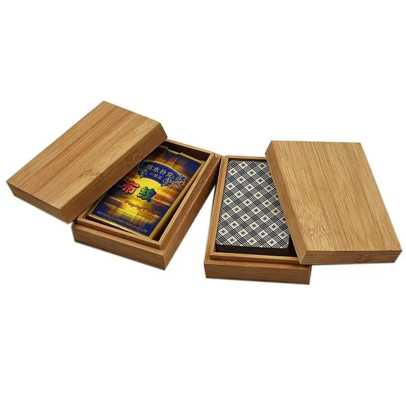 Bamboo Cards Storage Box