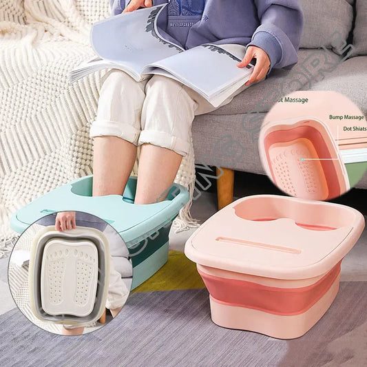 Foldable Footbath Massage Bucket