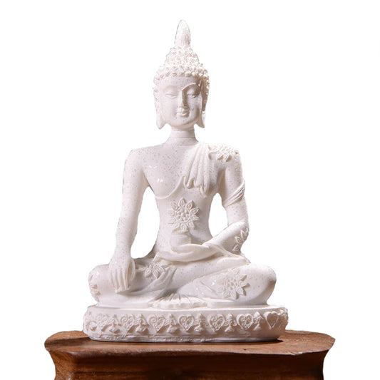 Miniature Buddha Figurine in natural sandstone