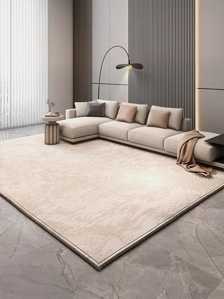 Abstract Beige Carpet for Living Room