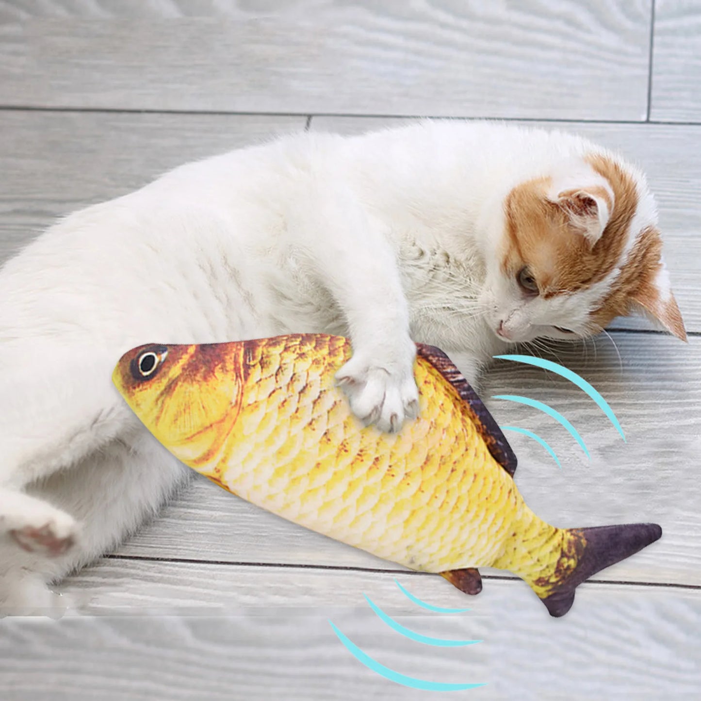 Interactive Electric Floppy Fish Cat Toy