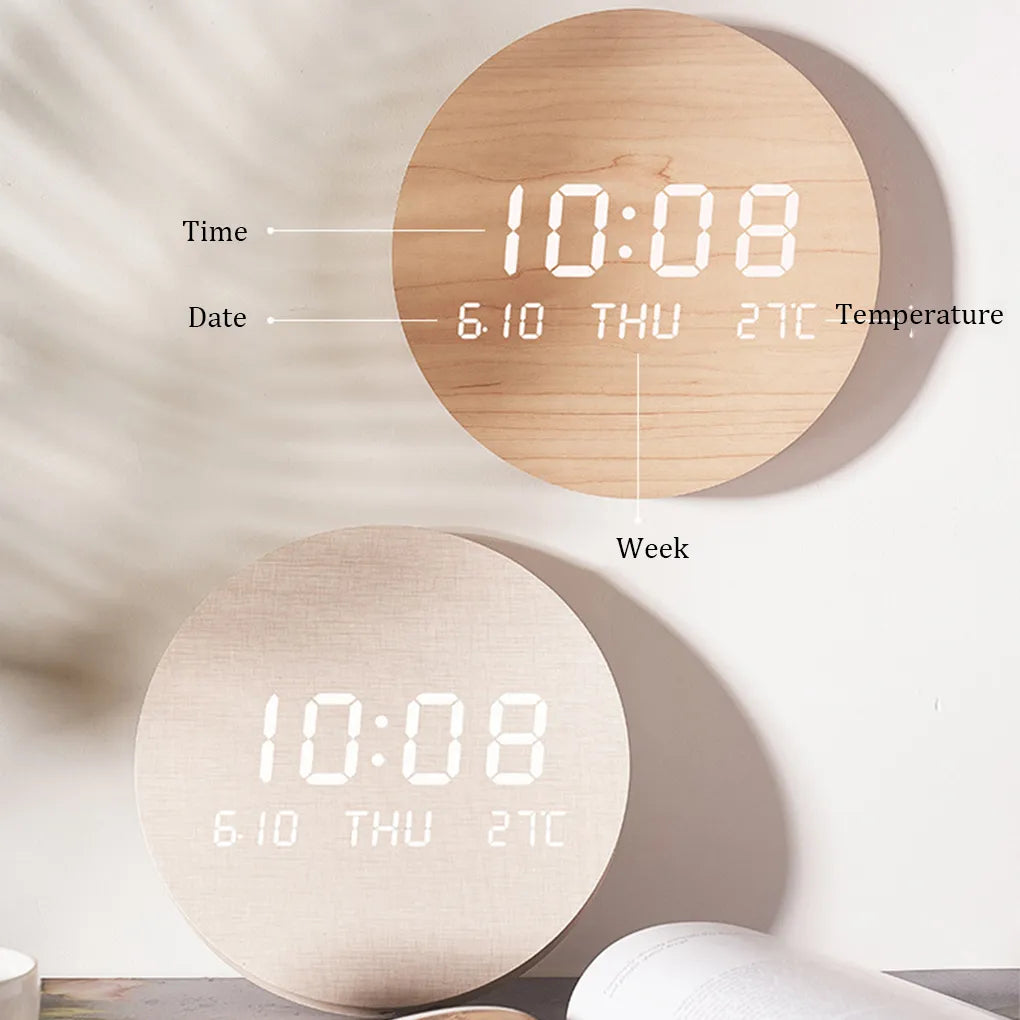 Simple Style LED Wall Clock